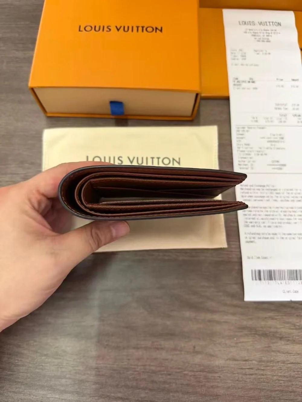 Louis Vuitton Monogram Canvas Wallet - Brown/Gold